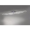 Leuchten-Direkt WAVE Ceiling light LED stainless steel, 3-light sources
