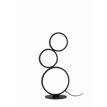 Table Lamp Trio Leuchten RONDO LED black, 1-light source