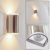 RUMAR outdoor wall light LED stainless steel, 1-light source