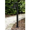 Konstsmide Modena outdoor floor lamp black, 1-light source