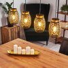 VENTIMIGLIA Pendant Light black-gold, 4-light sources