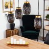 VENTIMIGLIA Pendant Light black-gold, 4-light sources