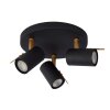 Lucide GRONY ceiling spotlight black, 3-light sources