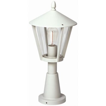 Albert 529 pedestal light white, 1-light source