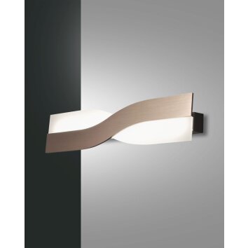 Fabas Luce RIACE Wall Light LED bronze, 1-light source