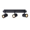 Ceiling Spotlight Lucide LENNERT LED black, 3-light sources