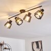 RIETI Ceiling Light black, 4-light sources