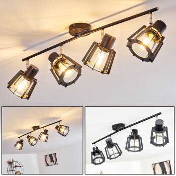 RIETI Ceiling Light black, 4-light sources