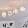 LIMASSOL Ceiling Light chrome, white, 4-light sources