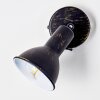 POLMAK wall spotlight black-gold, 1-light source