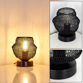 VERPUPPT Table Lamp black, 1-light source