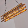Mallard Pendant Light Light wood, silver, 4-light sources