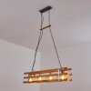 Mallard Pendant Light Light wood, silver, 4-light sources