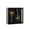 Outdoor Wall Light Lucide DUKAN black, 2-light sources