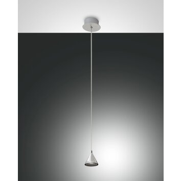 Fabas Luce DELTA Pendant Light LED aluminium, 1-light source