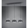 Pendant Light Trio Leuchten BARONESS anthracite, 6-light sources