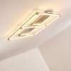 Beken Ceiling Light LED matt nickel, 1-light source
