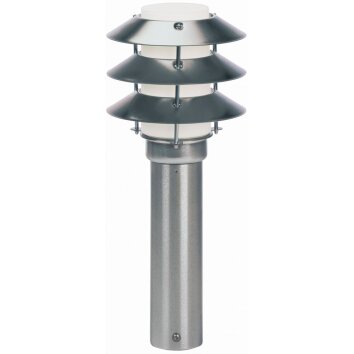 Albert 500 pedestal light stainless steel, 1-light source