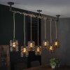 MARGETTE Pendant Light black, 7-light sources