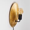 Calcasieu Wall Light black-gold, 1-light source