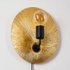Calcasieu Wall Light black-gold, 1-light source