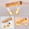 Barbengo Ceiling Light Light wood, white, 2-light sources