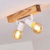 Barbengo Ceiling Light Light wood, white, 2-light sources