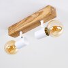 Barbengo Ceiling Light Light wood, white, 2-light sources