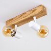 Barbengo Ceiling Light Light wood, white, 2-light sources