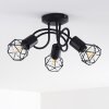 Baripada Ceiling Light black, 3-light sources
