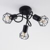 Baripada Ceiling Light black, 3-light sources