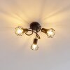 Baripada Ceiling Light black, 3-light sources