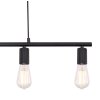 Pendant Light Globo MOSSABI black, 4-light sources