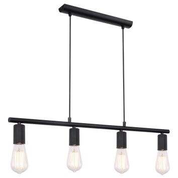 Pendant Light Globo MOSSABI black, 4-light sources