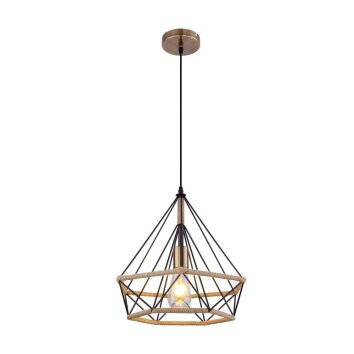 Pendant Light Globo ULLEU black, 1-light source