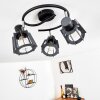 RIETI Ceiling Light black, 3-light sources