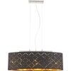 Globo CLARKE pendant light matt nickel, 3-light sources