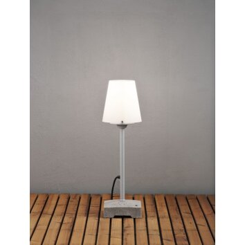 Konstsmide Lucca floor lamp grey, 1-light source