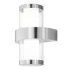 Eglo BEVERLY 1 outdoor wall light LED stainless steel, 2-light sources