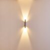 GATUNGA Outdoor Wall Light LED silver, 2-light sources