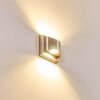 VANO outdoor wall light LED matt nickel, 2-light sources