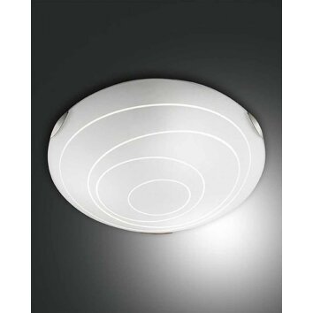 Fabas Luce KENT ceiling light matt nickel, 3-light sources