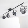 FOVERUP Ceiling Light chrome, grey, 4-light sources
