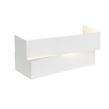 Brilliant PERRY wall light white, 1-light source