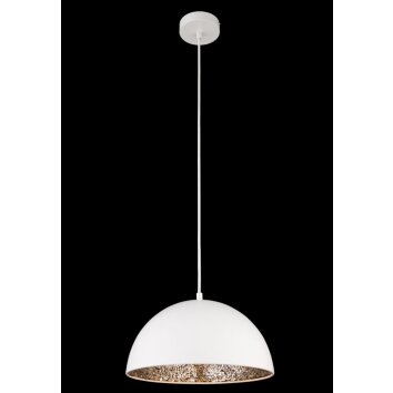 Globo hanging light white, 1-light source