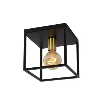 Ceiling Light Lucide RUBEN black, 1-light source