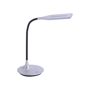 Leuchten-Direkt RAFAEL Table Lamp LED silver, 1-light source, Motion sensor