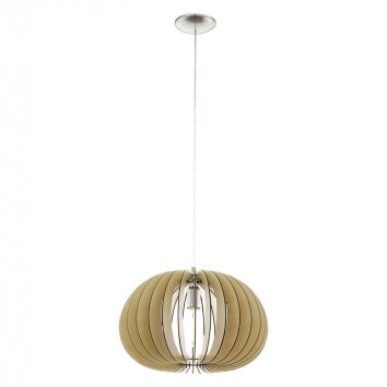 Eglo COSSANO pendant light matt nickel, 1-light source