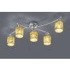 Trio-Leuchten Garda Ceiling Light matt nickel, 5-light sources