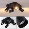 Kullaberg Ceiling Light black, 4-light sources